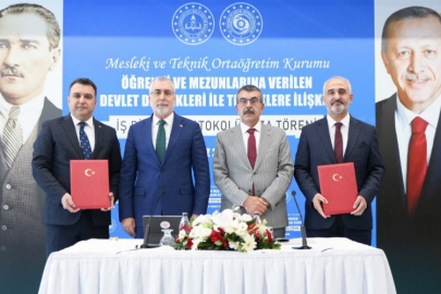 'Mesleki ve Teknik'te devlet teşviki protokolü